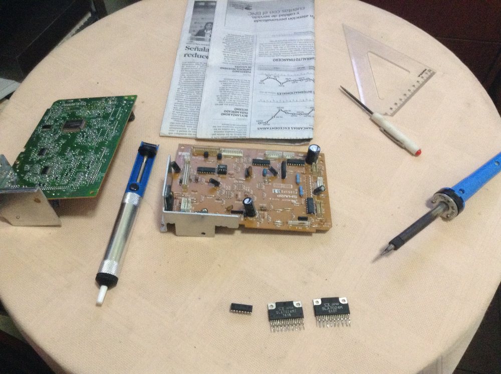 Hand-soldering the motor driver perfboard
